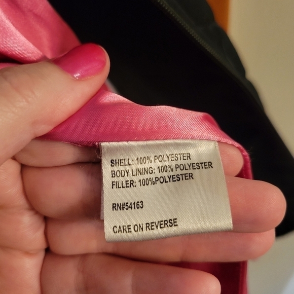 Calvin Klein Black Quilted Car Jacket M | Winter Workwear • Classic Everyday - Picture 5 of 10